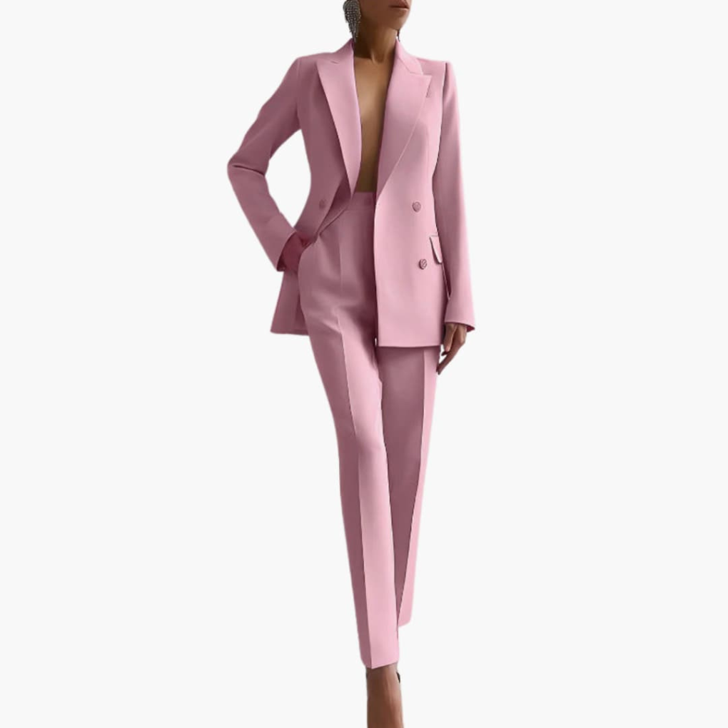 Ladies Business Jacket and Pant Set