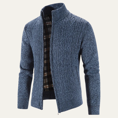 Cozy Men's Fleece Zipper Jacket