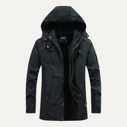 Comfy Men's Hoodie Jacket with Soft Fleece Lining
