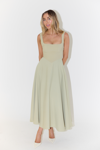 Casual Sleeveless Summer Midi Dress for Women