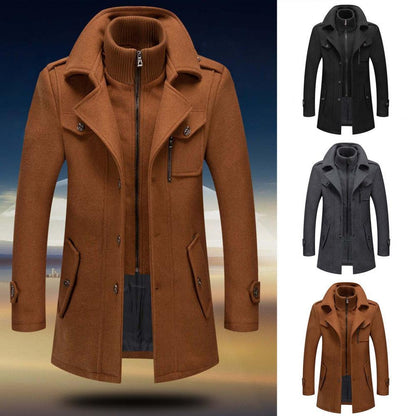 Warm Mens 2 Piece Winter Coat