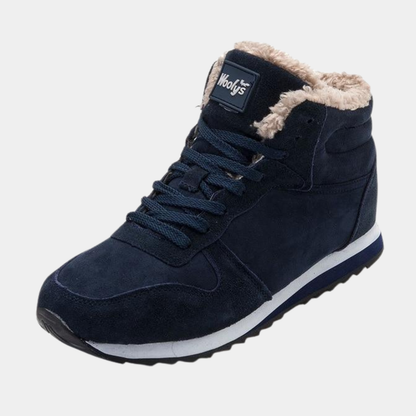 Comfortable Men's Insulated Fleece Ankle Boots