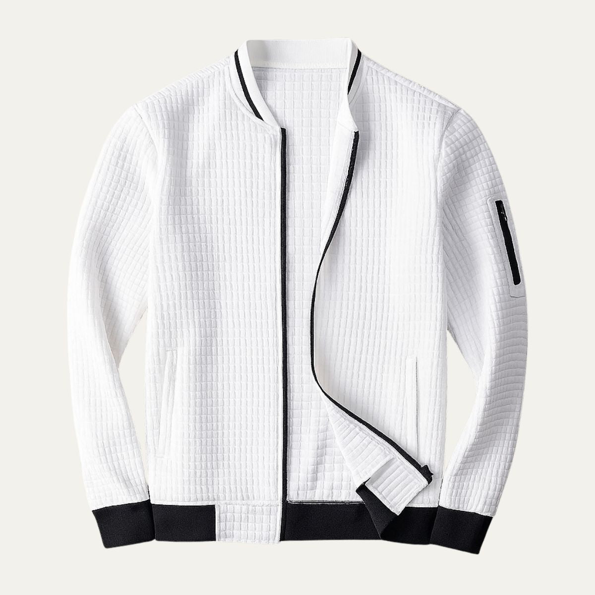 Classic Padded Zipper Jacket