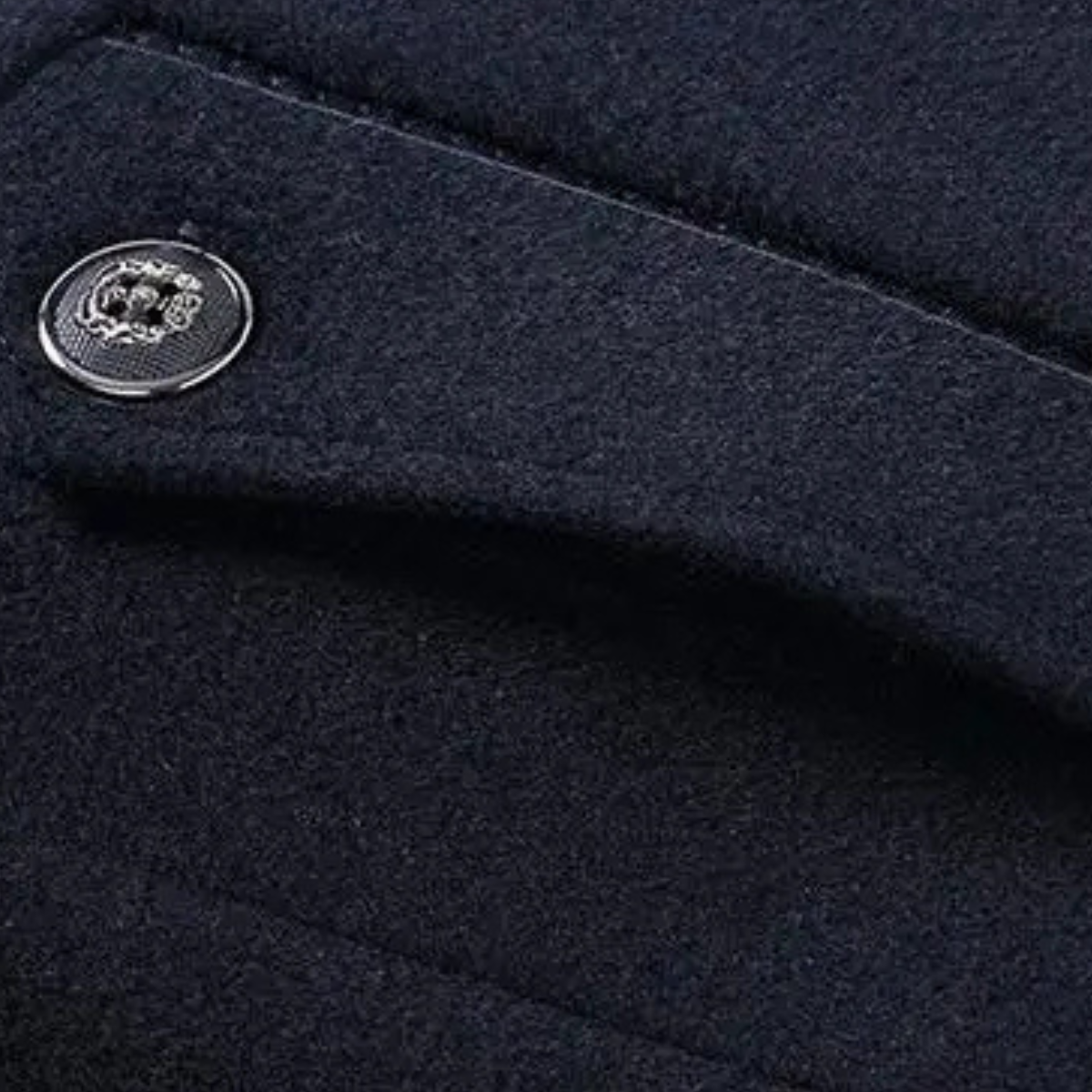 Classic Men's Wool Overcoat for Winter
