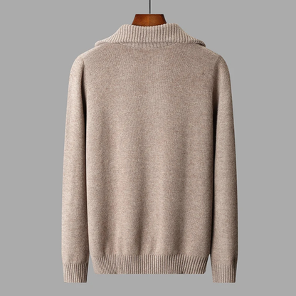 Soft Mens Cable Knit Cashmere Sweater