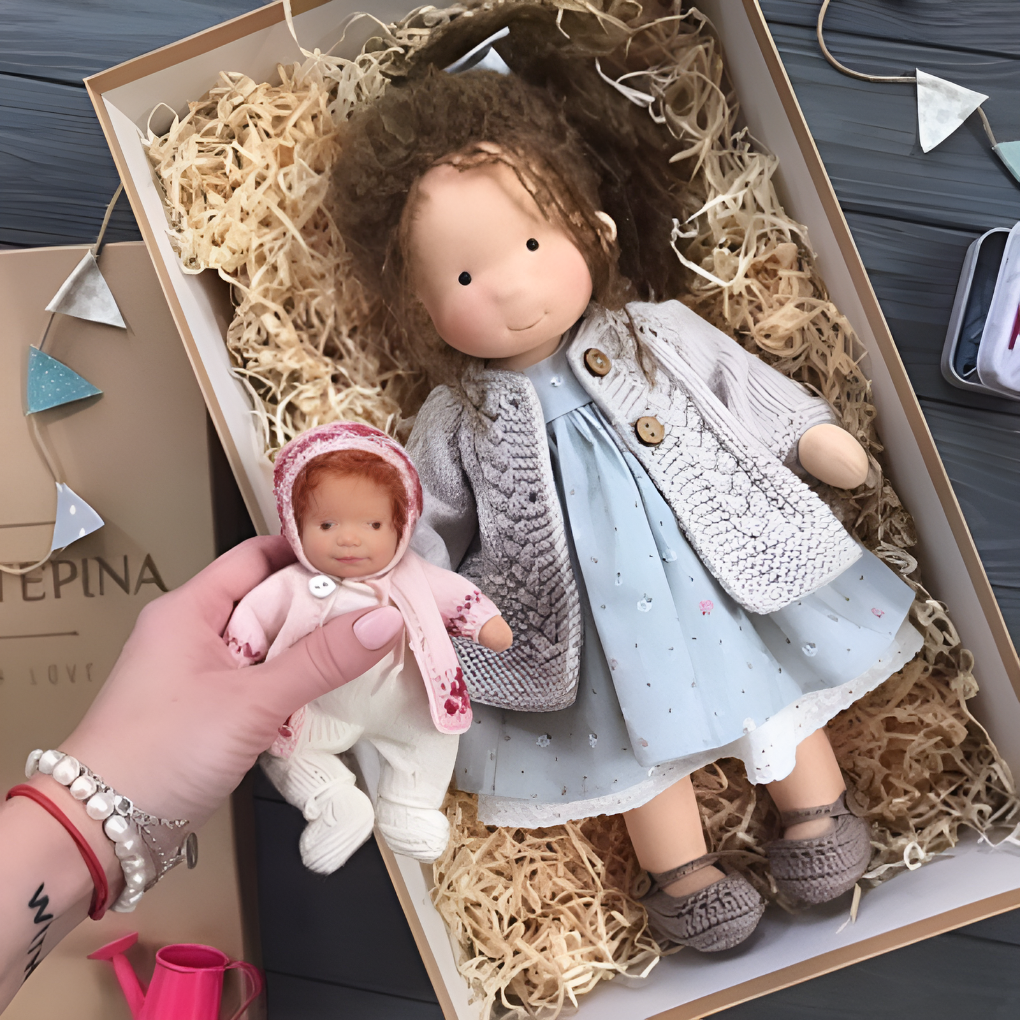 Soft Plush Artisan Teddy Doll
