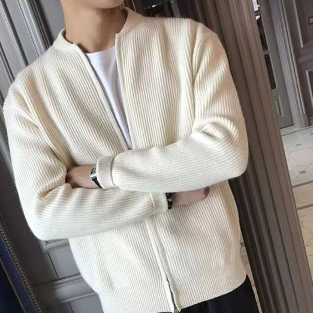 Cozy Classic Knit Mens Sweater