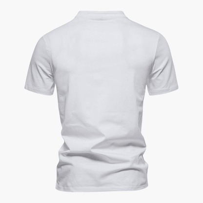 Comfortable V Neck Cotton Tee for Men