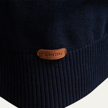 Smart Men's Zip Knit Casual Sweater