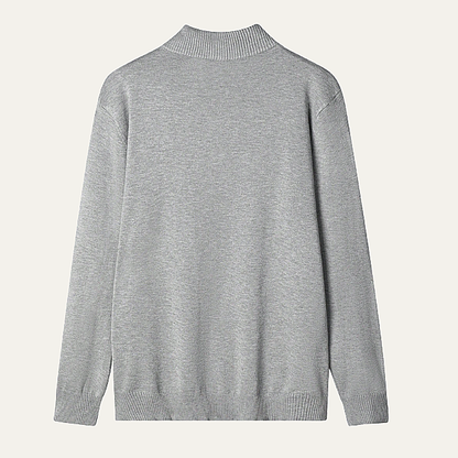 Warm Classic Men's Cashmere Half Zip Sweater