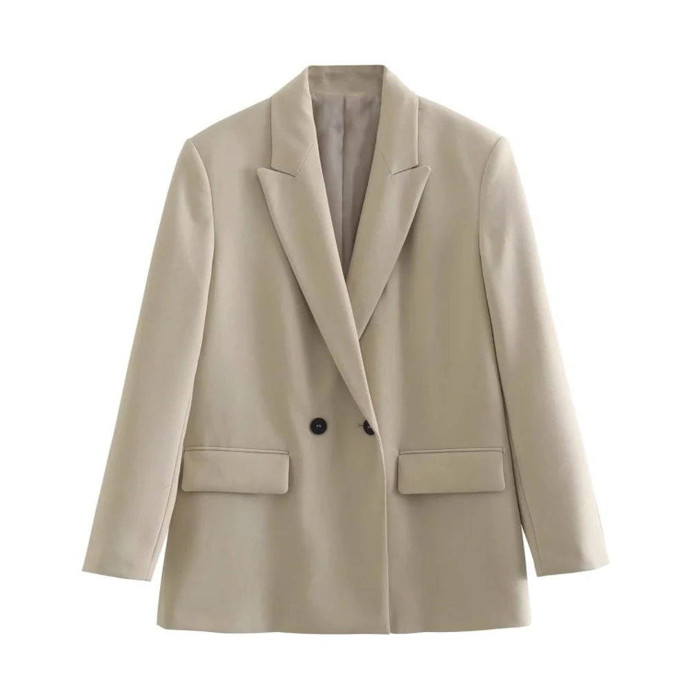 Classic Women's Double Breasted Jacket