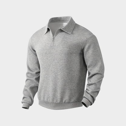 Classic Mens Quarter Zip Sweater