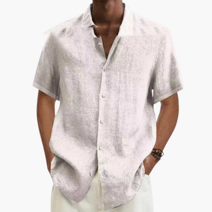 Relaxed Fit Short Sleeve Mens Summer Shirt