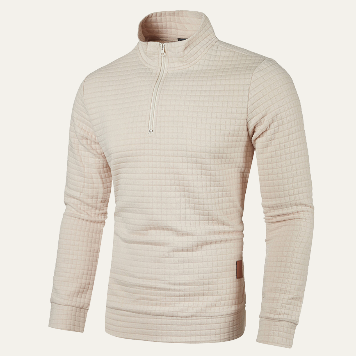 Comfortable Men's Breathable Quarter Zip Fleece Sweater