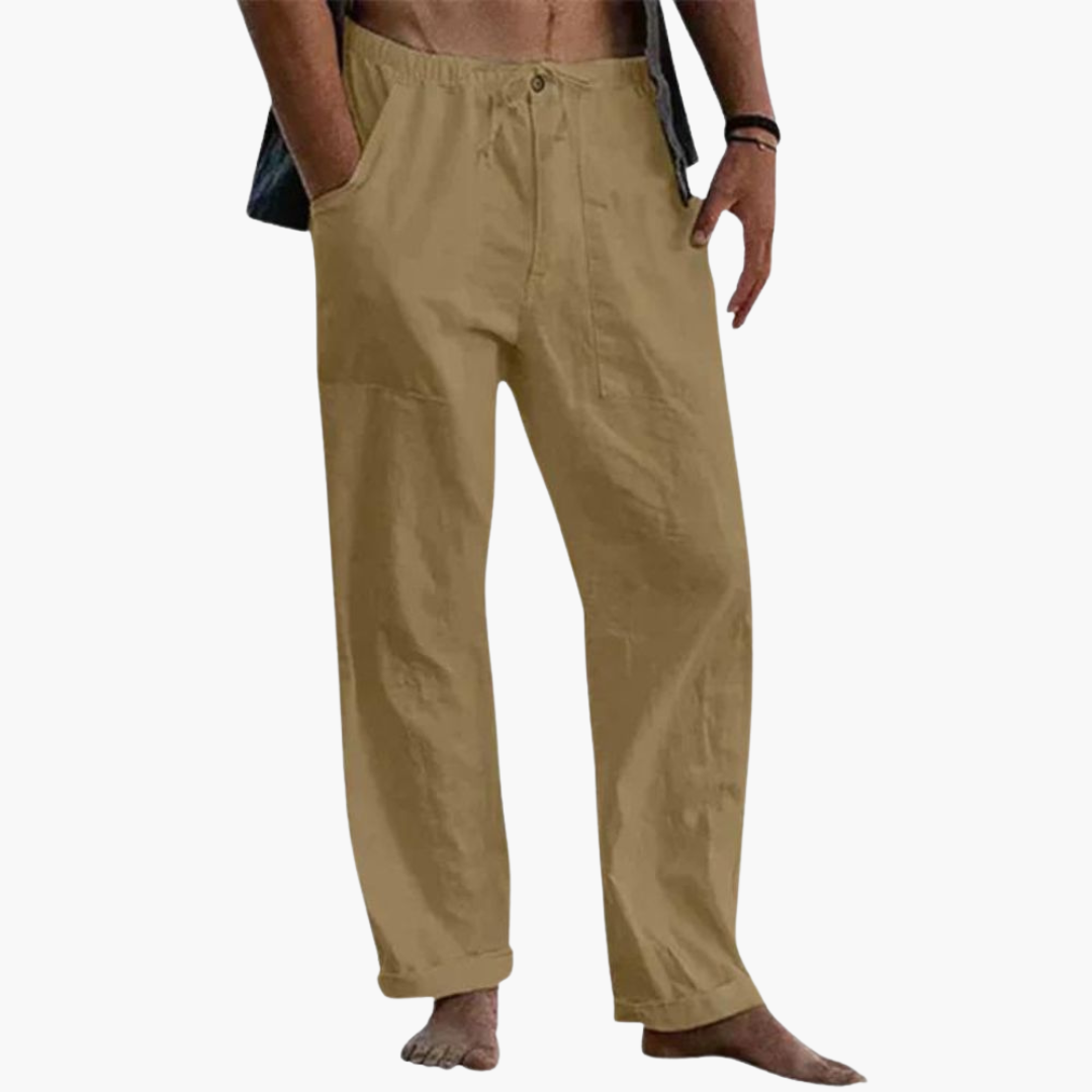 Comfortable Casual Mens Pants Loose Fit Waist