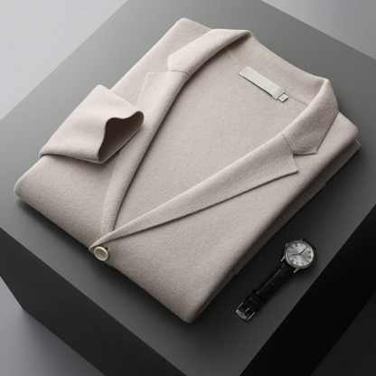 Relaxed Fit Men's Open Front Cardigan Sweater