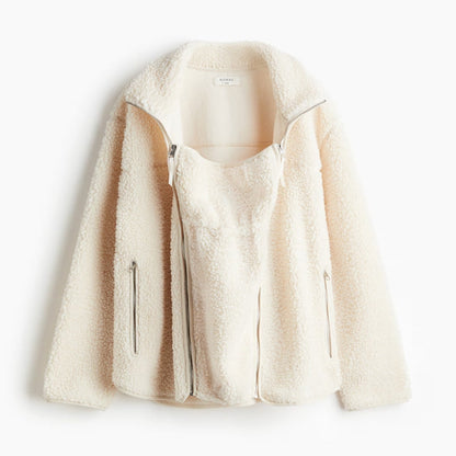 Large Fuzzy Parka Jacket for Women - Soft Warm Coat