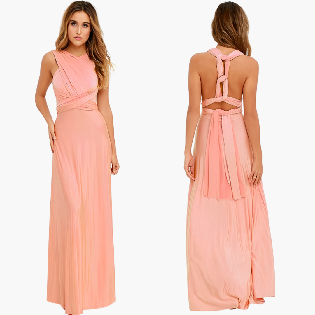 Elegant V-Neck Formal Women's Gala Dress