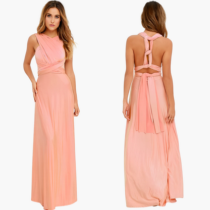 Elegant V-Neck Formal Women's Gala Dress