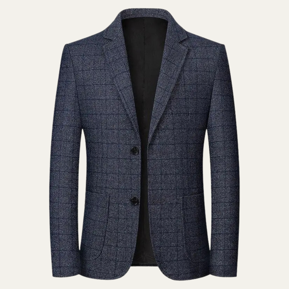Traditional Plaid Check Mens Blazer Jacket