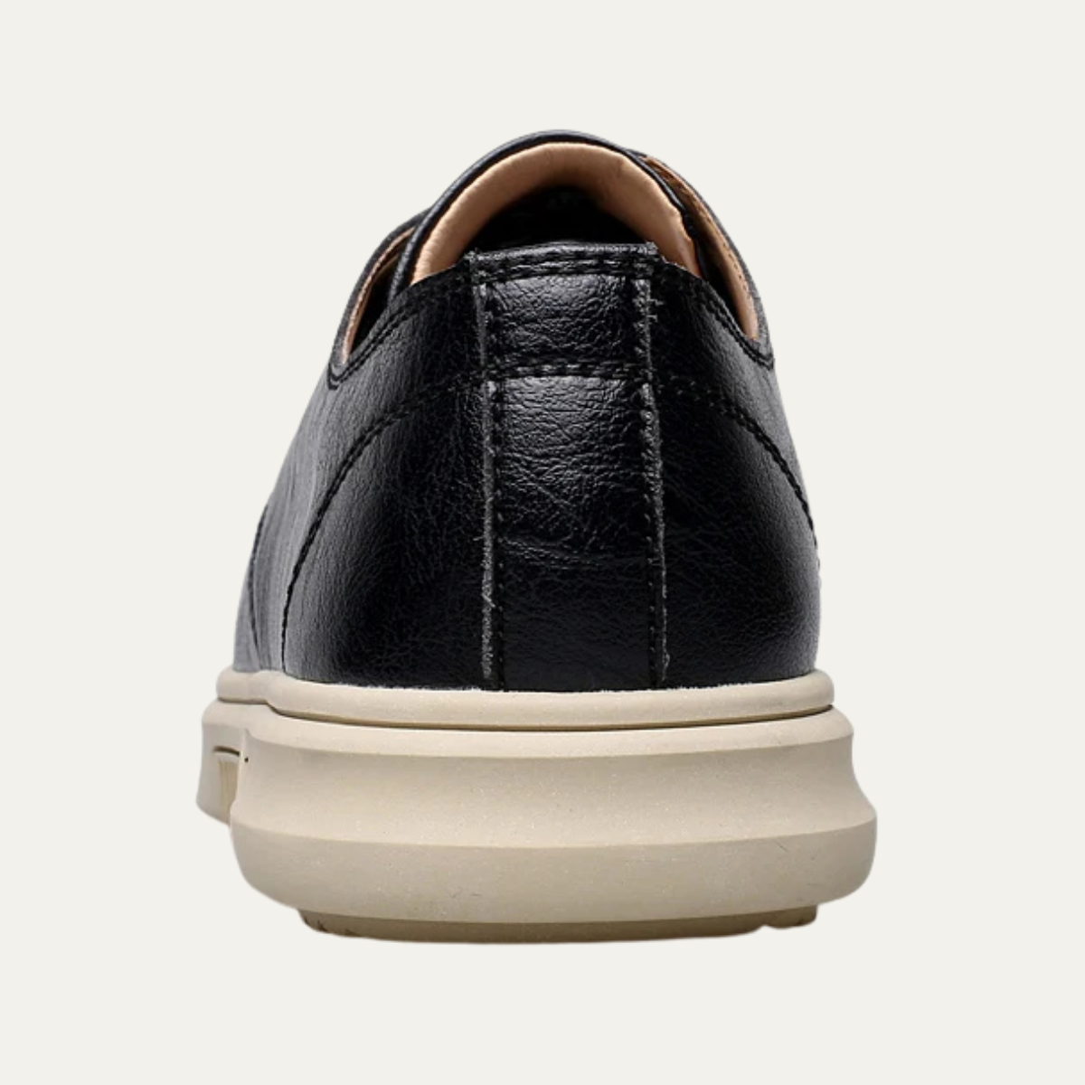 Classic Men's Brown Faux Leather Lace Up Shoes