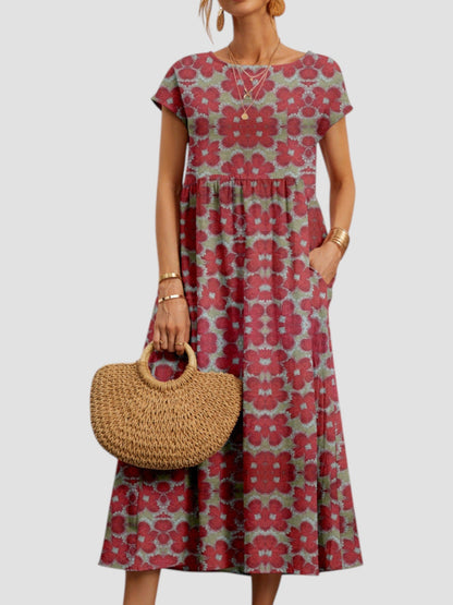 Classic Long Summer Dress - Olytrend