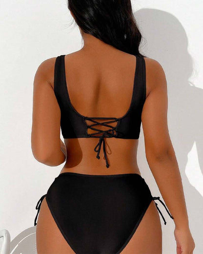 Women's Beachy Halter Bikini Set