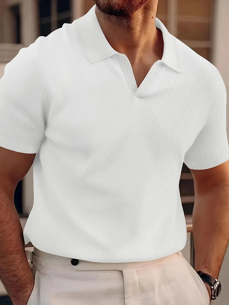 Men's Slim Fit Short Sleeve Polo Shirt