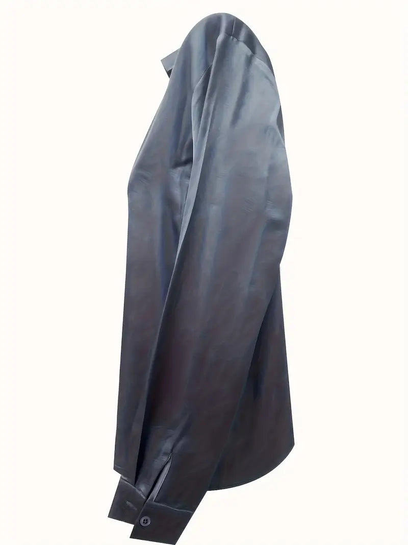 Luxury Deep V Neck Women's Blouse
