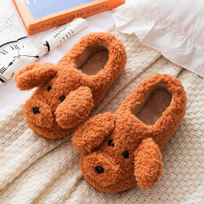 Cozy Women's Holiday Fuzzy Slippers