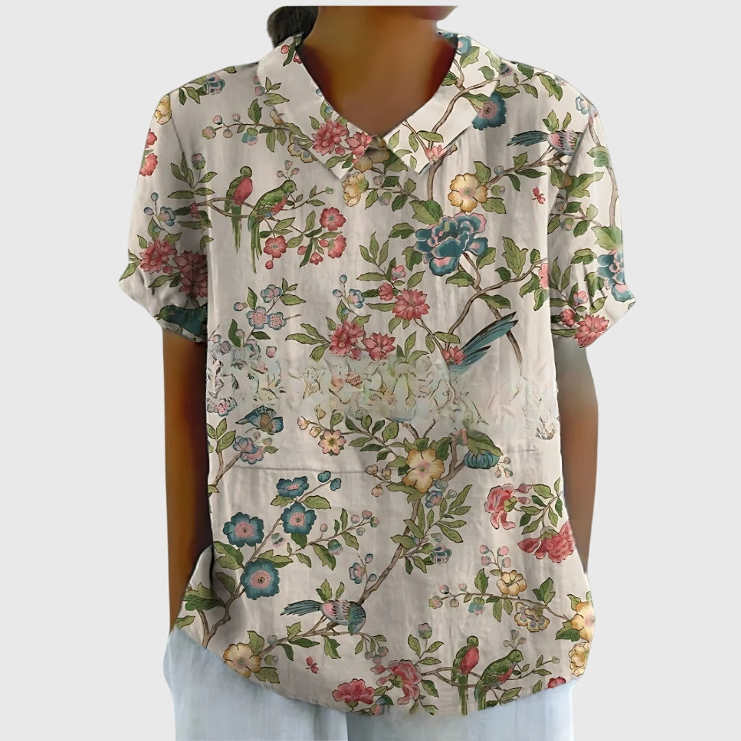 Elegant Floral Blouse for Women