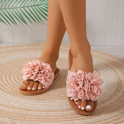 Comfortable Flat Women's Floral Sandals - Nocini