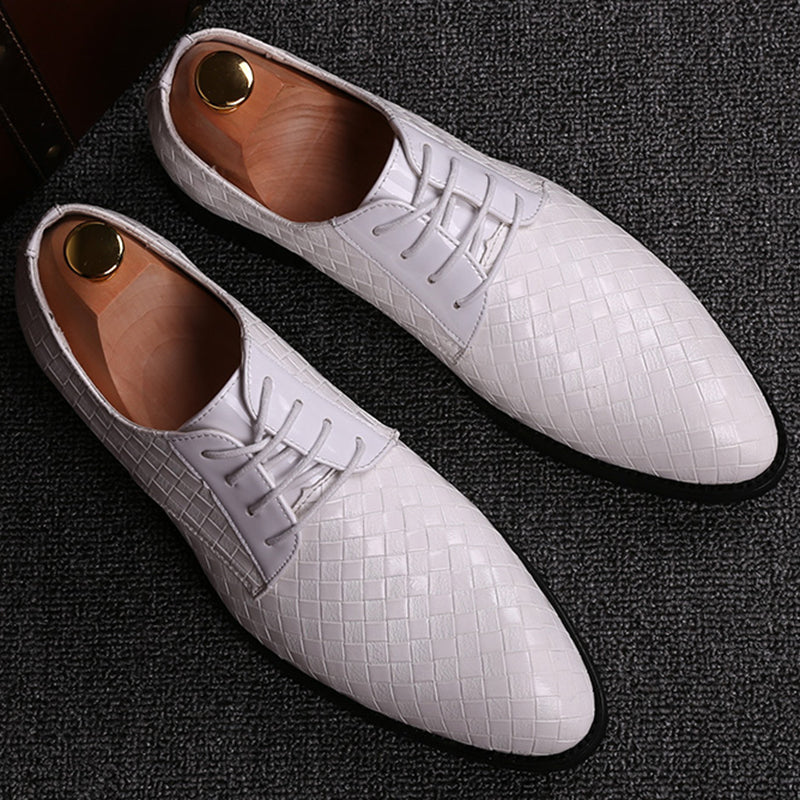 Classic Brown Leather Tie Shoes