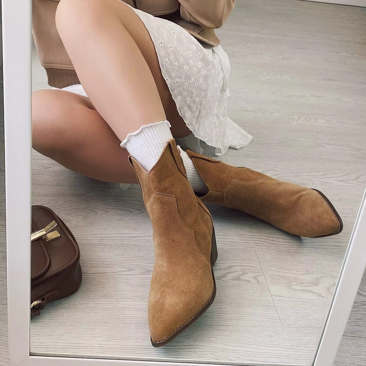 Luxury Soft Leather Ankle Boots