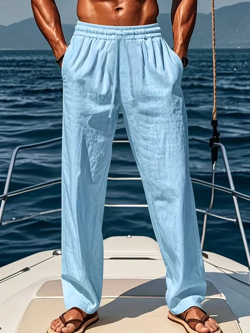 Lightweight Breathable Mens Summer Trousers