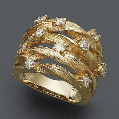 Classic Chic Gold Band Ring