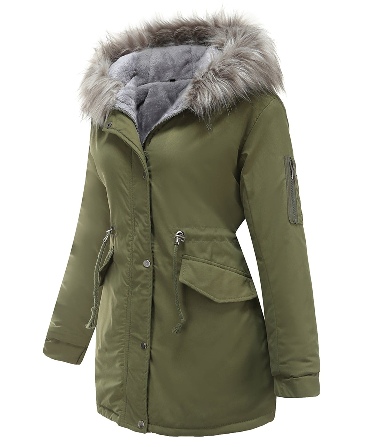 Warm Women's Down Parka Jacket