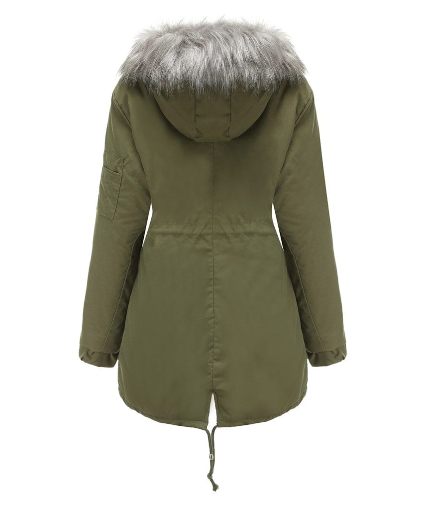 Warm Women's Down Parka Jacket