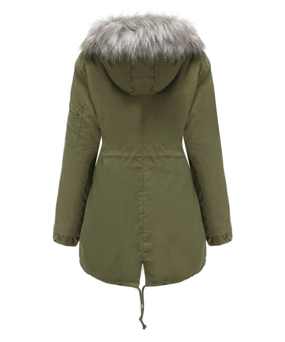 Warm Women's Down Parka Jacket