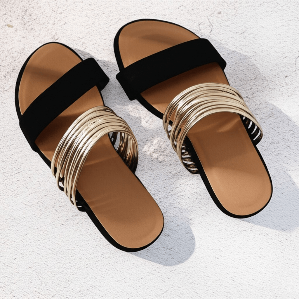 Comfortable Womens Double Strap Summer Sandals