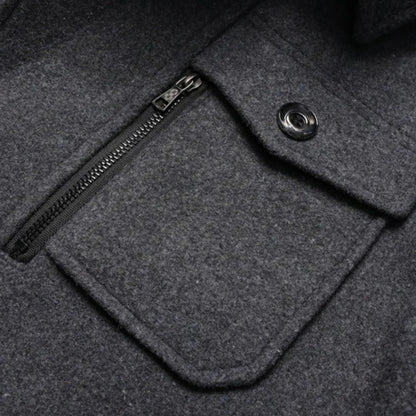 Warm Mens Parka Jacket 2 Piece Set