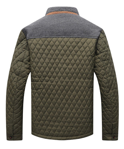 Warm Padded Mens Quilt Jacket