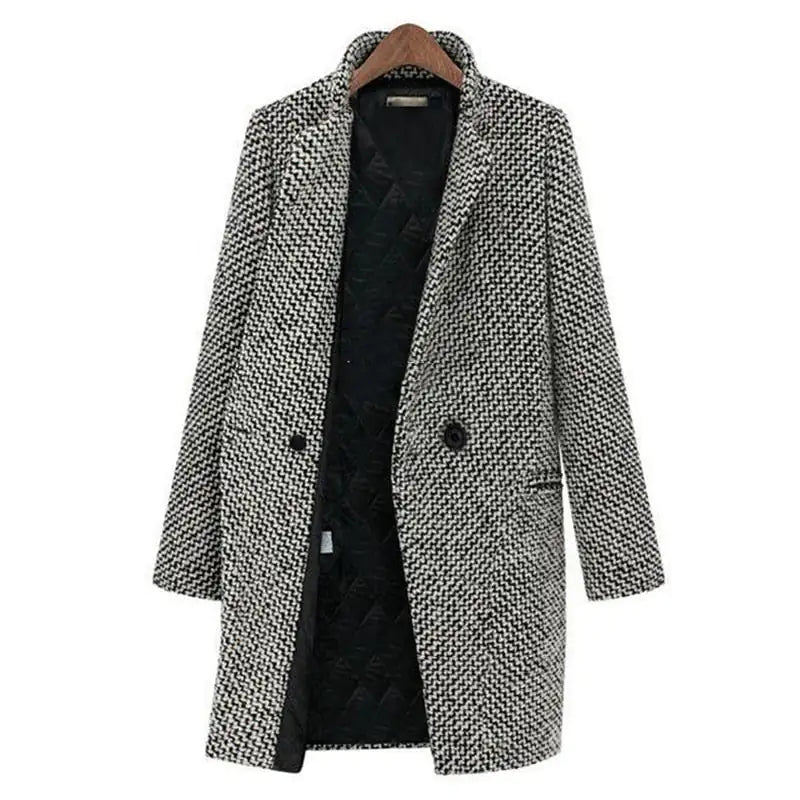 Warm Women's Woolen Winter Coat
