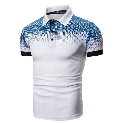 Men's Slim Fit Polo Shirt Lightweight Short Sleeve - Nocini
