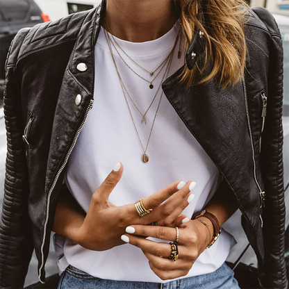 Fake Leather Biker Jacket