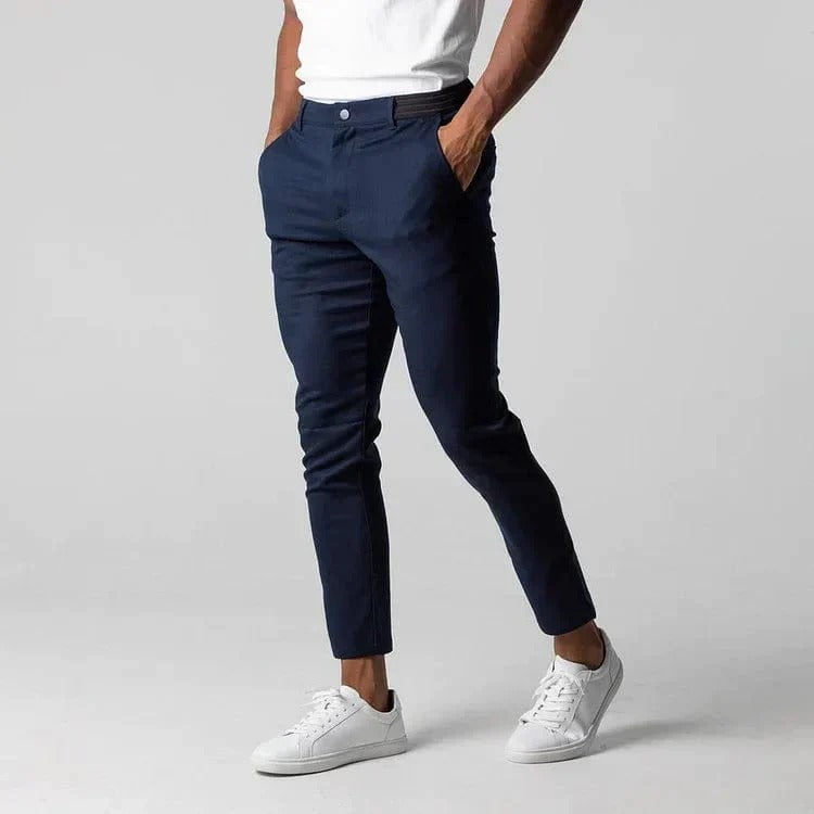 Men's Flexible Slim Fit Chinos - Olytrend