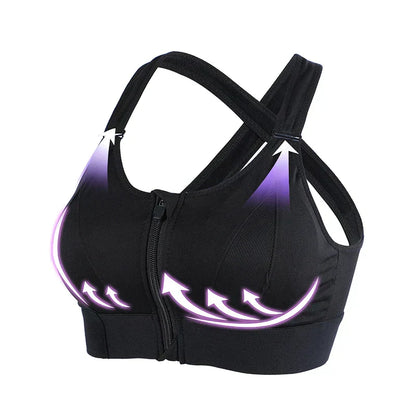 Soft Supportive Women's Sports Bra Set