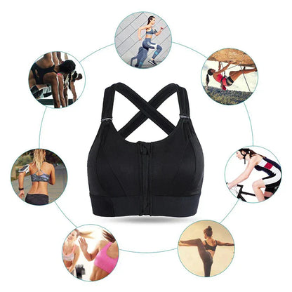 Soft Supportive Women's Sports Bra Set