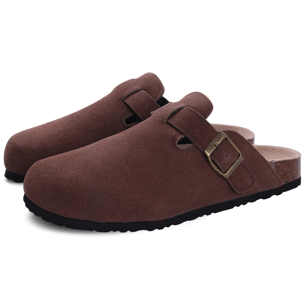 Comfortable Women's Slide On Mule Shoes with Elastic Strap