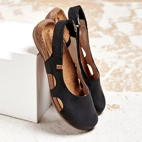 Comfortable Buckle Strap Beach Sandals for Women